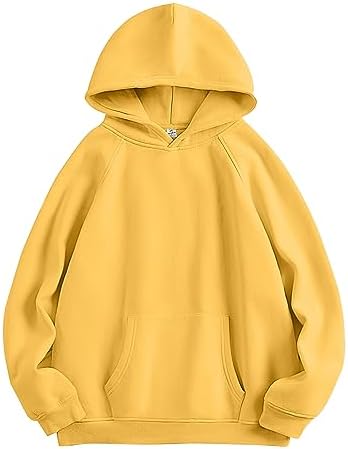 Women Hoodies Oversized Fleece Long Sleeve Comfy Casual Basic Pullover Sweatshirts 2025 Fall Outfits Y2K Clothes