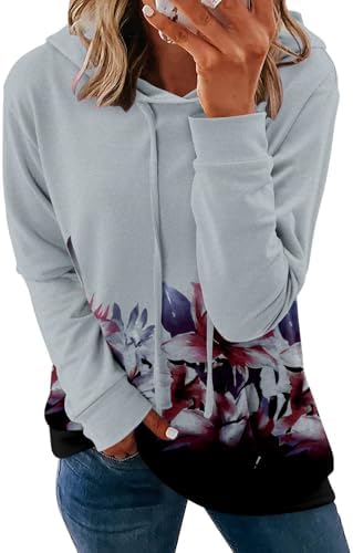 Women's Pullover Hoodies Teen Girls Trendy Fall Fashion Tops Hooded Sweatshirts