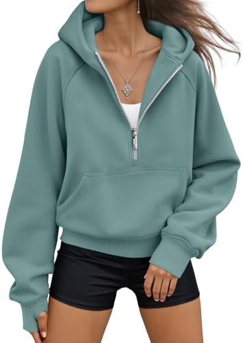 Womens Hoodies Fleece Fall Fashion Outfits Workout Sweatshirts Y2k Winter Zip Up Jackets Oversized Tops Clothes 2025