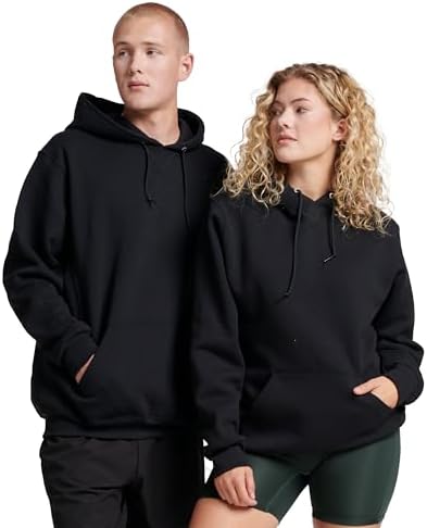mens Dri-power Fleece Hoodies, Moisture Wicking, Cotton Blend, Relaxed Fit, Sizes S-4x