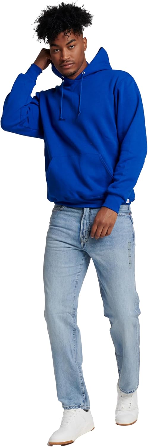 mens Dri-power Fleece Hoodies, Moisture Wicking, Cotton Blend, Relaxed Fit, Sizes S-4x