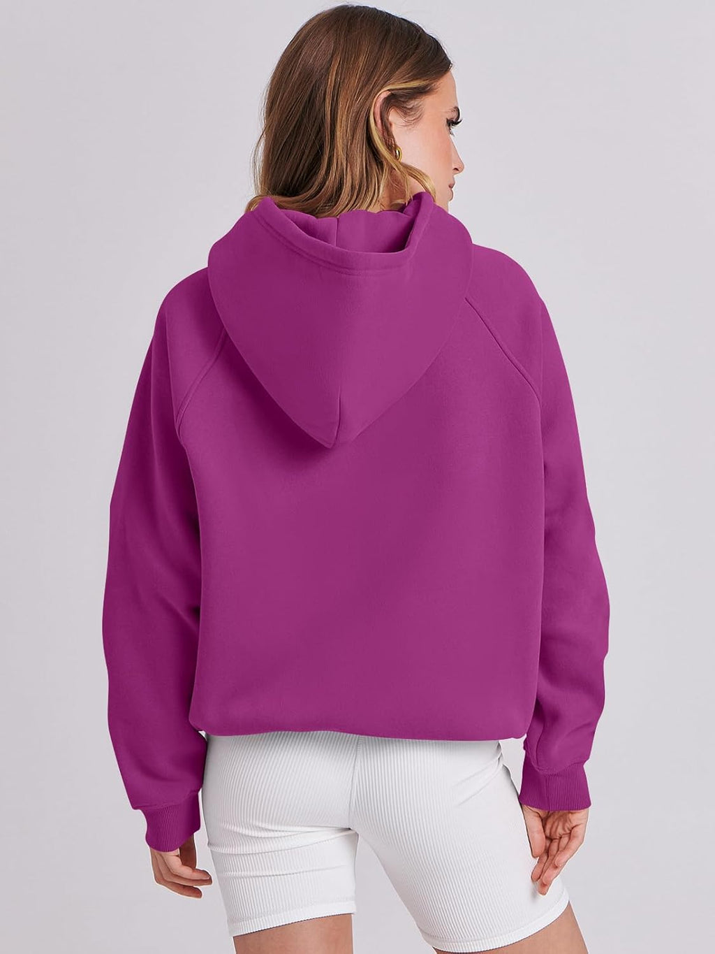 Women Hoodies Oversized Fleece Long Sleeve Comfy Casual Basic Pullover Sweatshirts 2025 Fall Outfits Y2K Clothes
