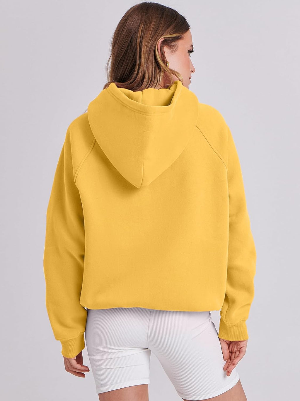 Women Hoodies Oversized Fleece Long Sleeve Comfy Casual Basic Pullover Sweatshirts 2025 Fall Outfits Y2K Clothes