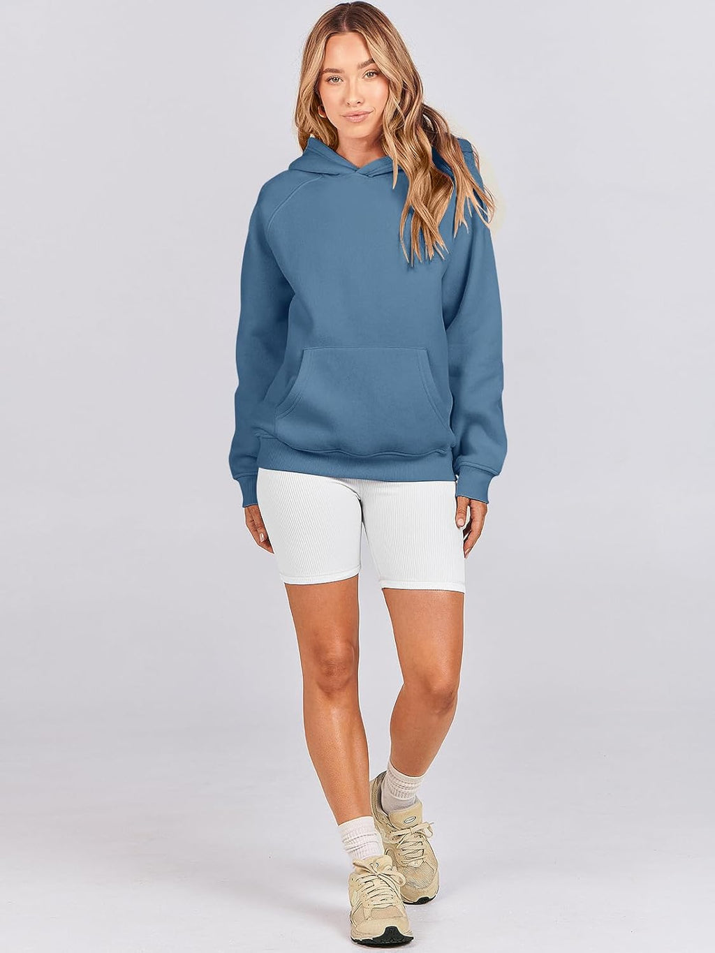 Women Hoodies Oversized Fleece Long Sleeve Comfy Casual Basic Pullover Sweatshirts 2025 Fall Outfits Y2K Clothes