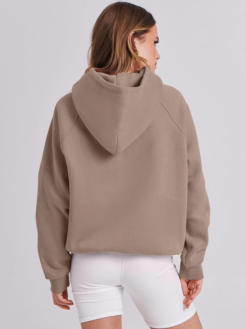 Women Hoodies Oversized Fleece Long Sleeve Comfy Casual Basic Pullover Sweatshirts 2025 Fall Outfits Y2K Clothes