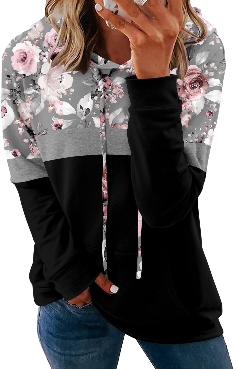 Women's Pullover Hoodies Teen Girls Trendy Fall Fashion Tops Hooded Sweatshirts