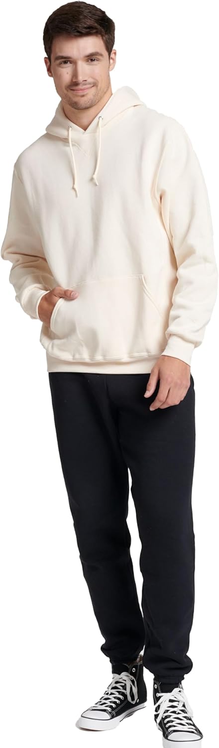 mens Dri-power Fleece Hoodies, Moisture Wicking, Cotton Blend, Relaxed Fit, Sizes S-4x