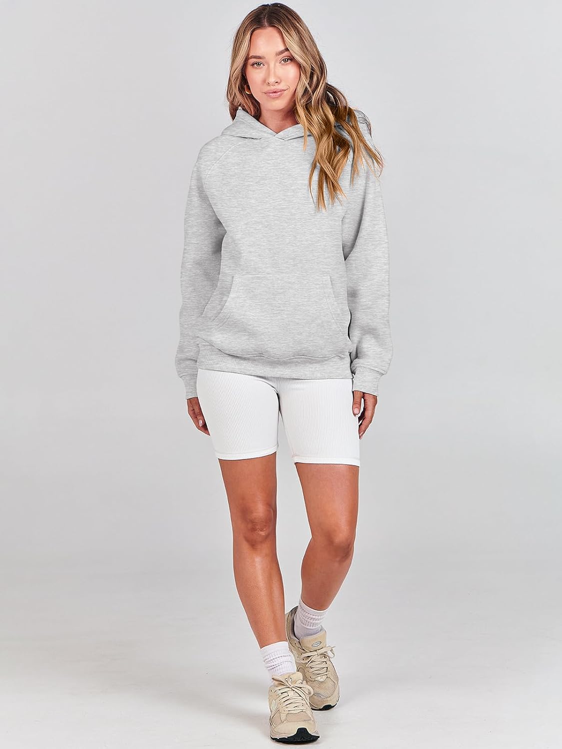 Women Hoodies Oversized Fleece Long Sleeve Comfy Casual Basic Pullover Sweatshirts 2025 Fall Outfits Y2K Clothes
