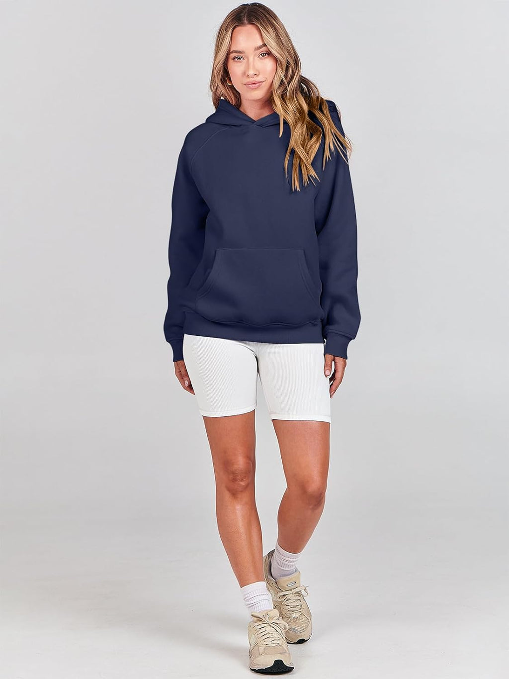 Women Hoodies Oversized Fleece Long Sleeve Comfy Casual Basic Pullover Sweatshirts 2025 Fall Outfits Y2K Clothes