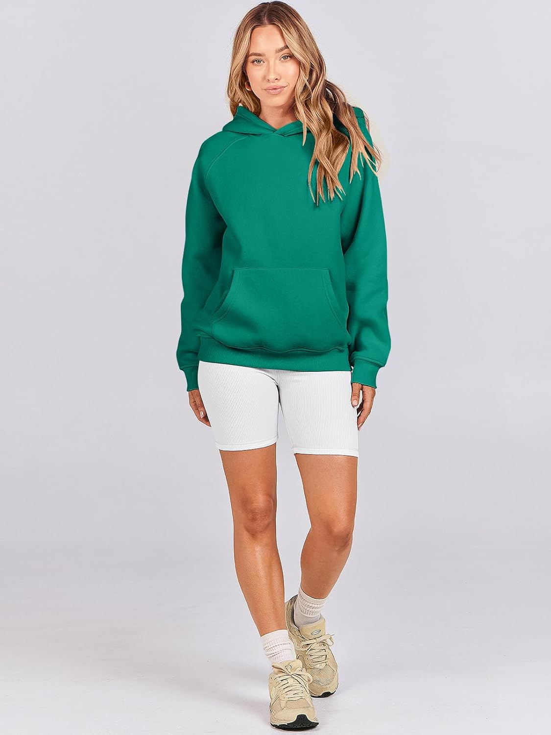 Women Hoodies Oversized Fleece Long Sleeve Comfy Casual Basic Pullover Sweatshirts 2025 Fall Outfits Y2K Clothes