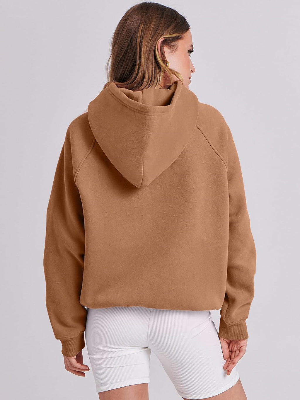Women Hoodies Oversized Fleece Long Sleeve Comfy Casual Basic Pullover Sweatshirts 2025 Fall Outfits Y2K Clothes