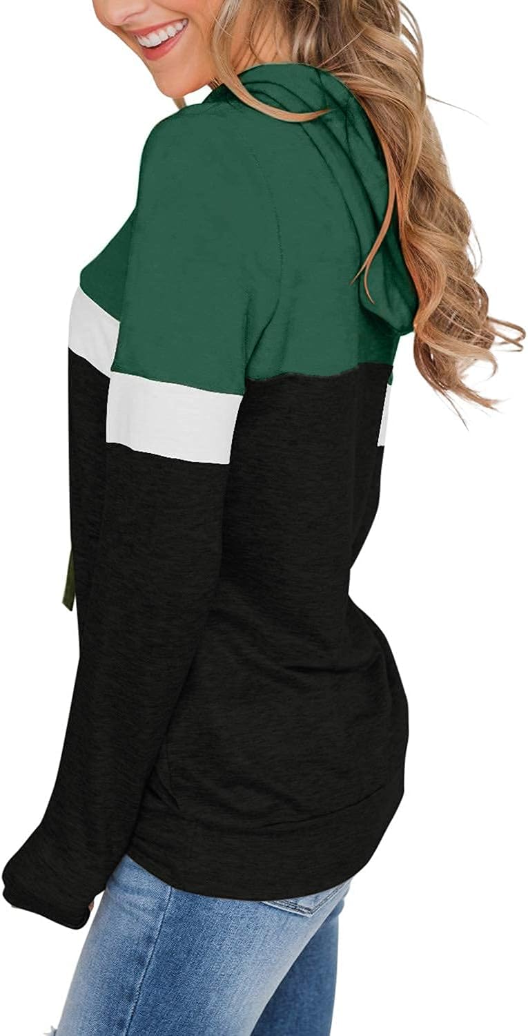 Women’s 2025 Fall Long Sleeve Hoodie Pullover Sweatshirt Lightweight Casual Tops Blouse