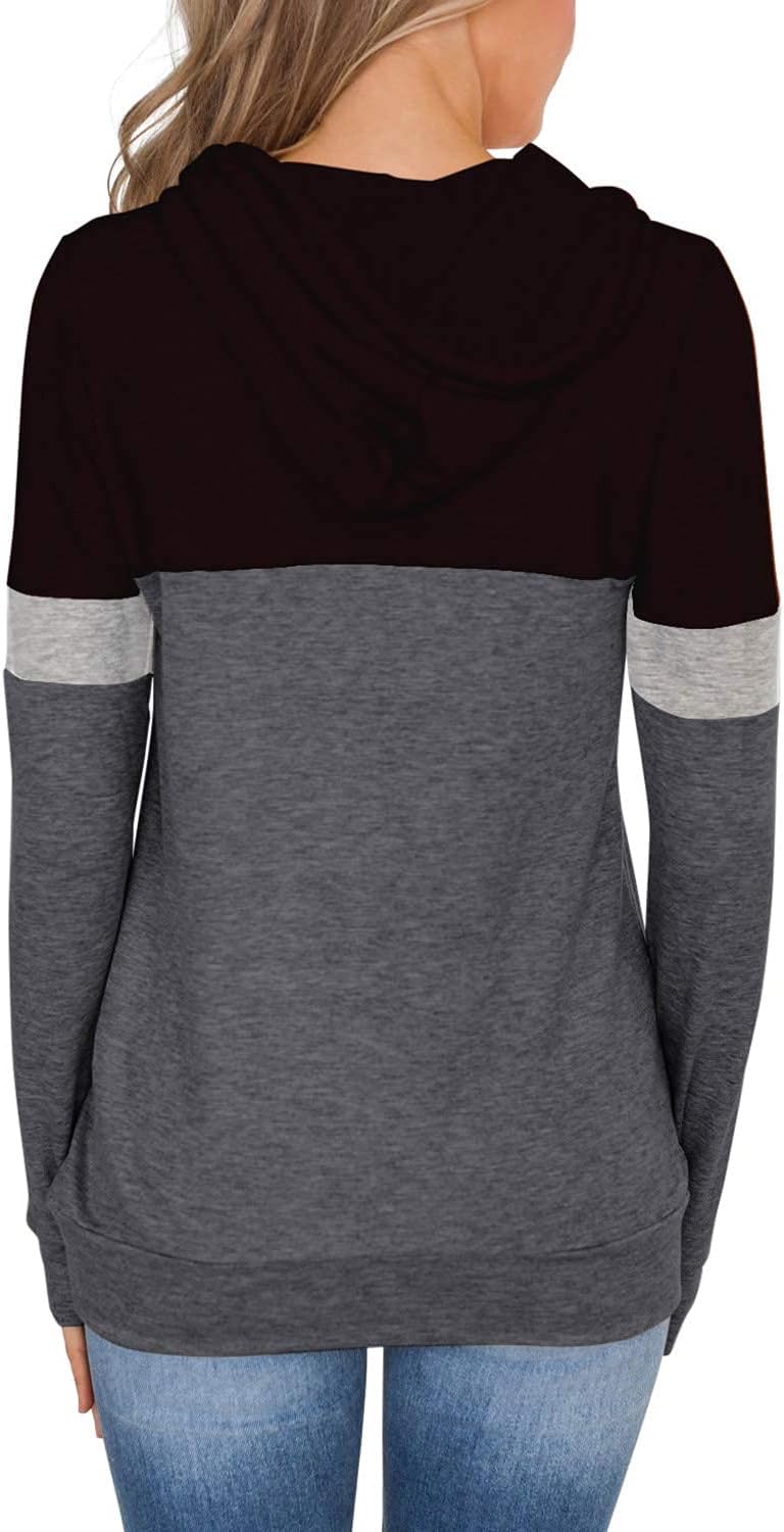 Women’s 2025 Fall Long Sleeve Hoodie Pullover Sweatshirt Lightweight Casual Tops Blouse
