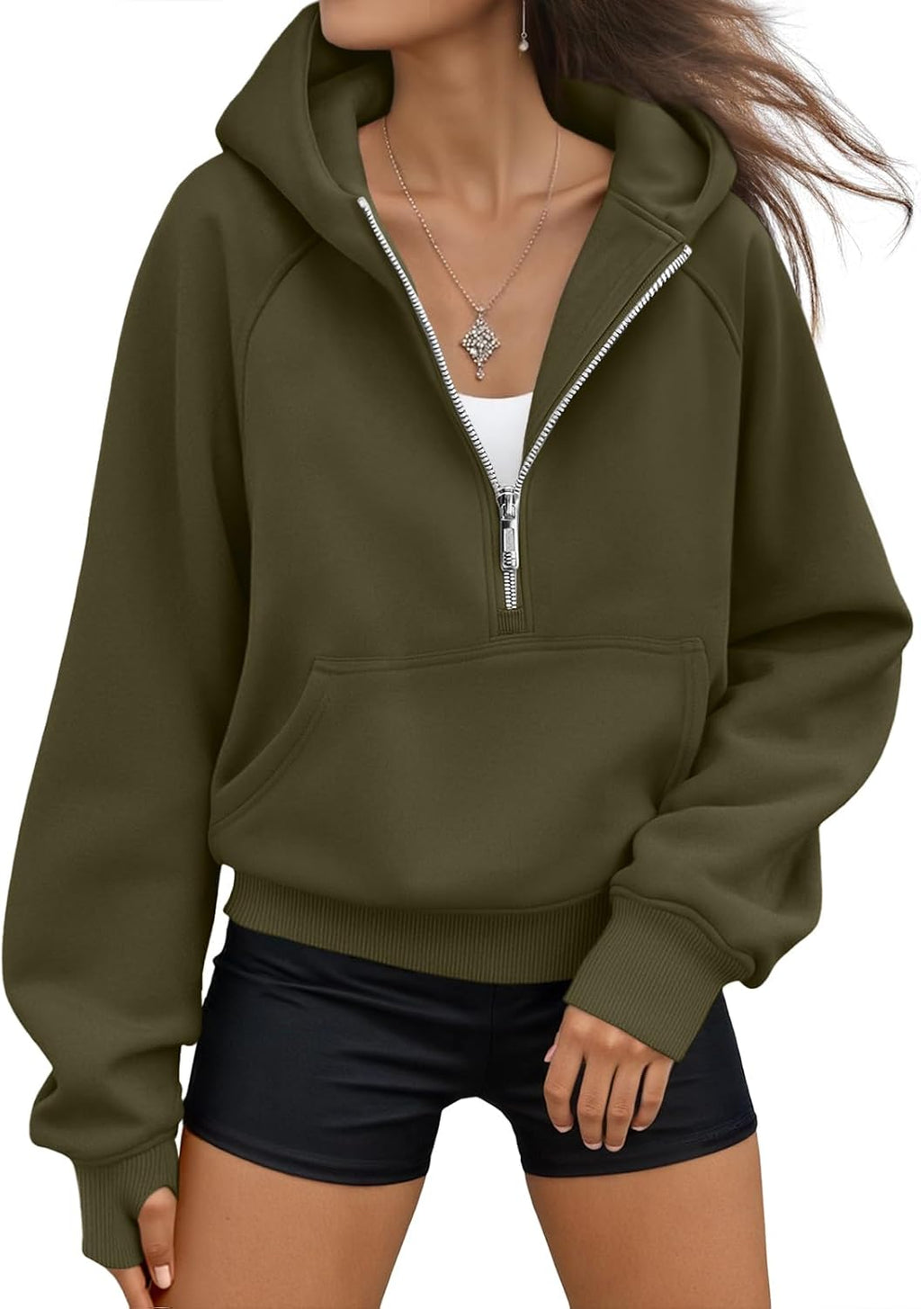 Womens Hoodies Fleece Fall Fashion Outfits Workout Sweatshirts Y2k Winter Zip Up Jackets Oversized Tops Clothes 2025