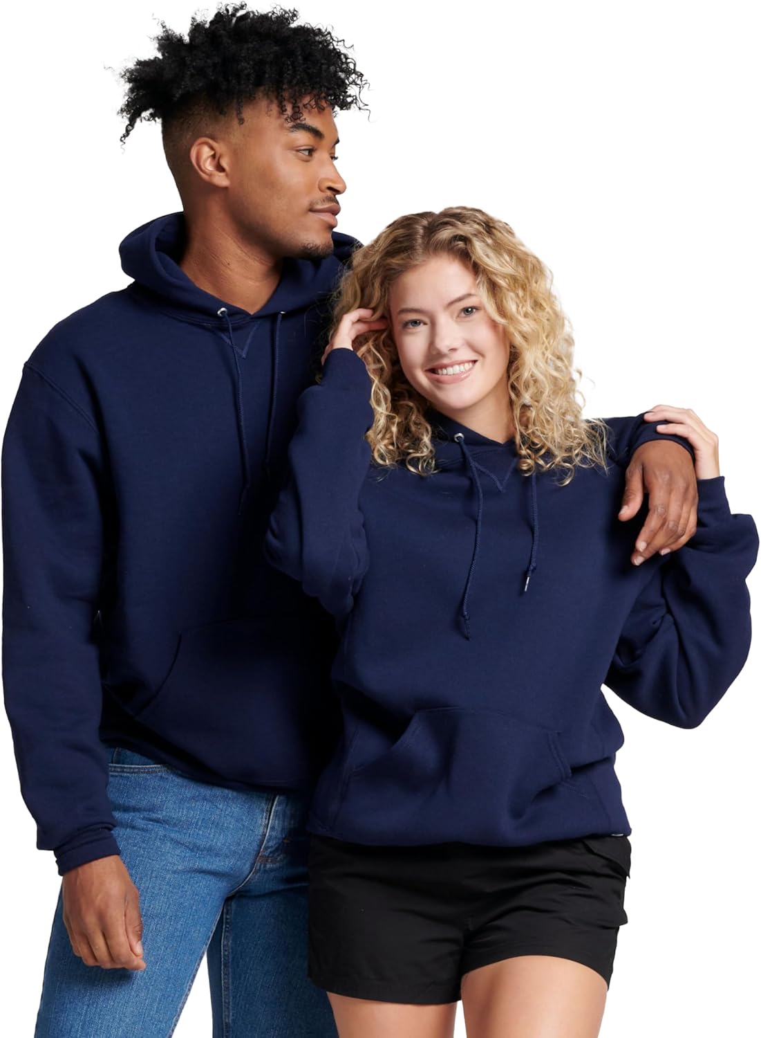 mens Dri-power Fleece Hoodies, Moisture Wicking, Cotton Blend, Relaxed Fit, Sizes S-4x