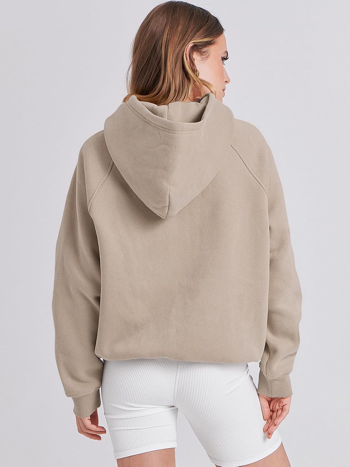 Women Hoodies Oversized Fleece Long Sleeve Comfy Casual Basic Pullover Sweatshirts 2025 Fall Outfits Y2K Clothes