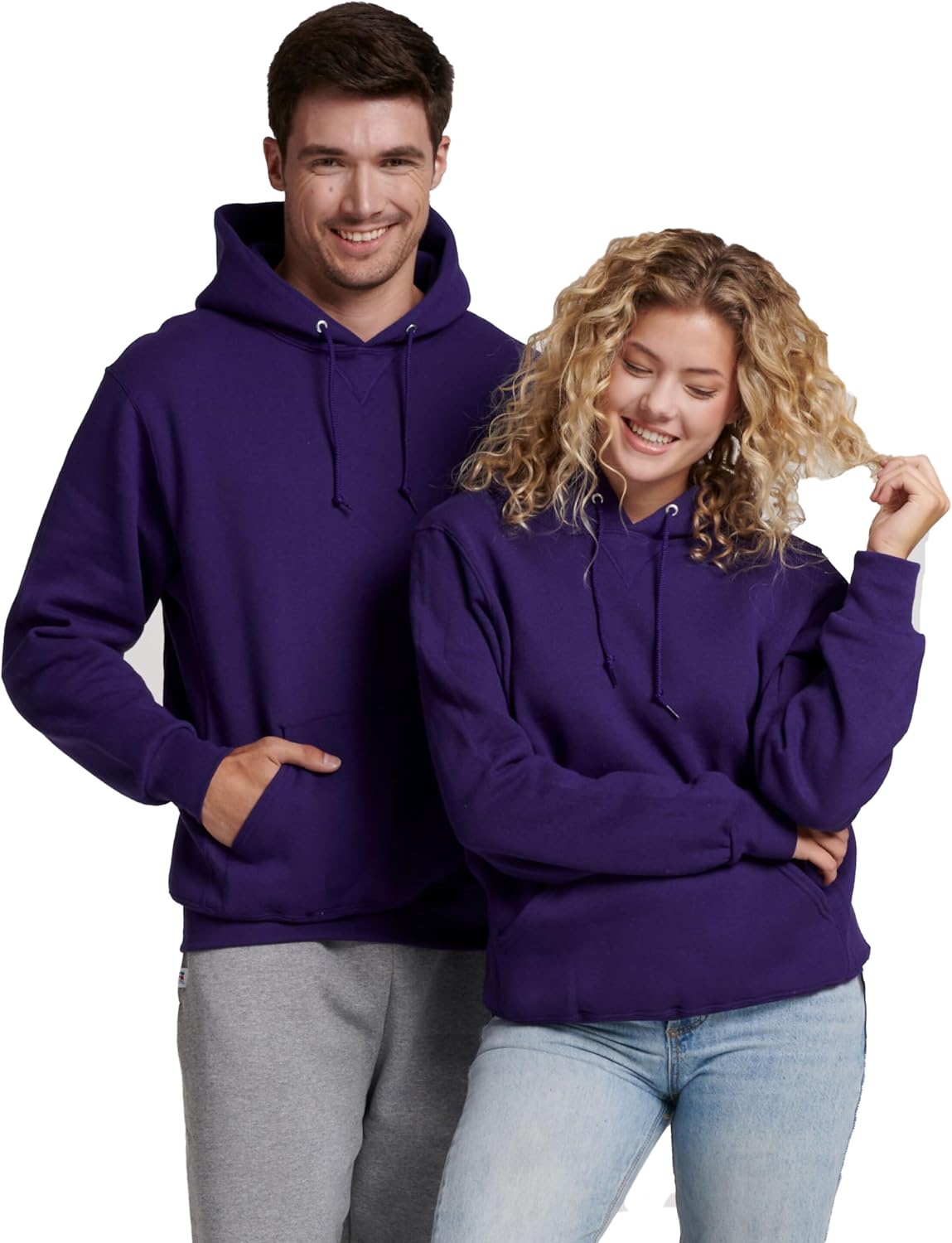 mens Dri-power Fleece Hoodies, Moisture Wicking, Cotton Blend, Relaxed Fit, Sizes S-4x