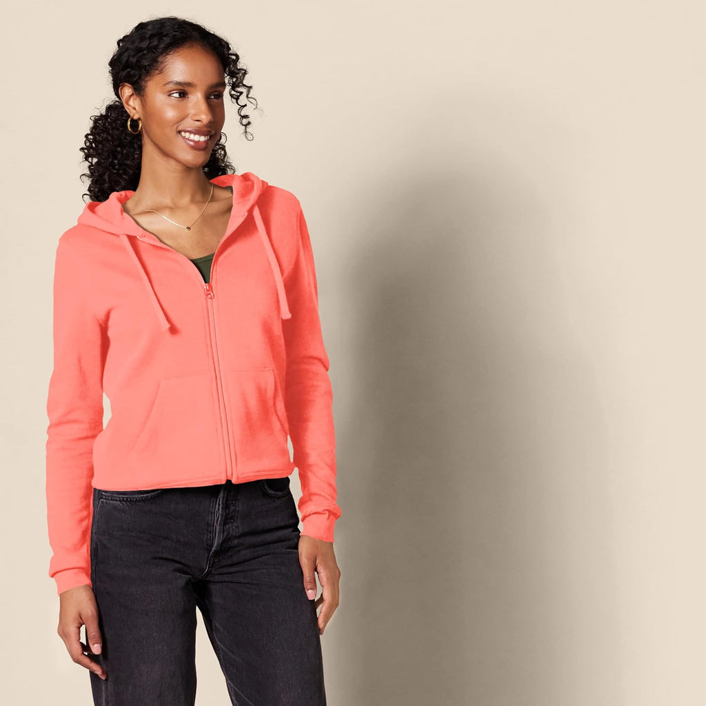 Women's Fleece Full-Zip Hoodie (Available in Plus Size)