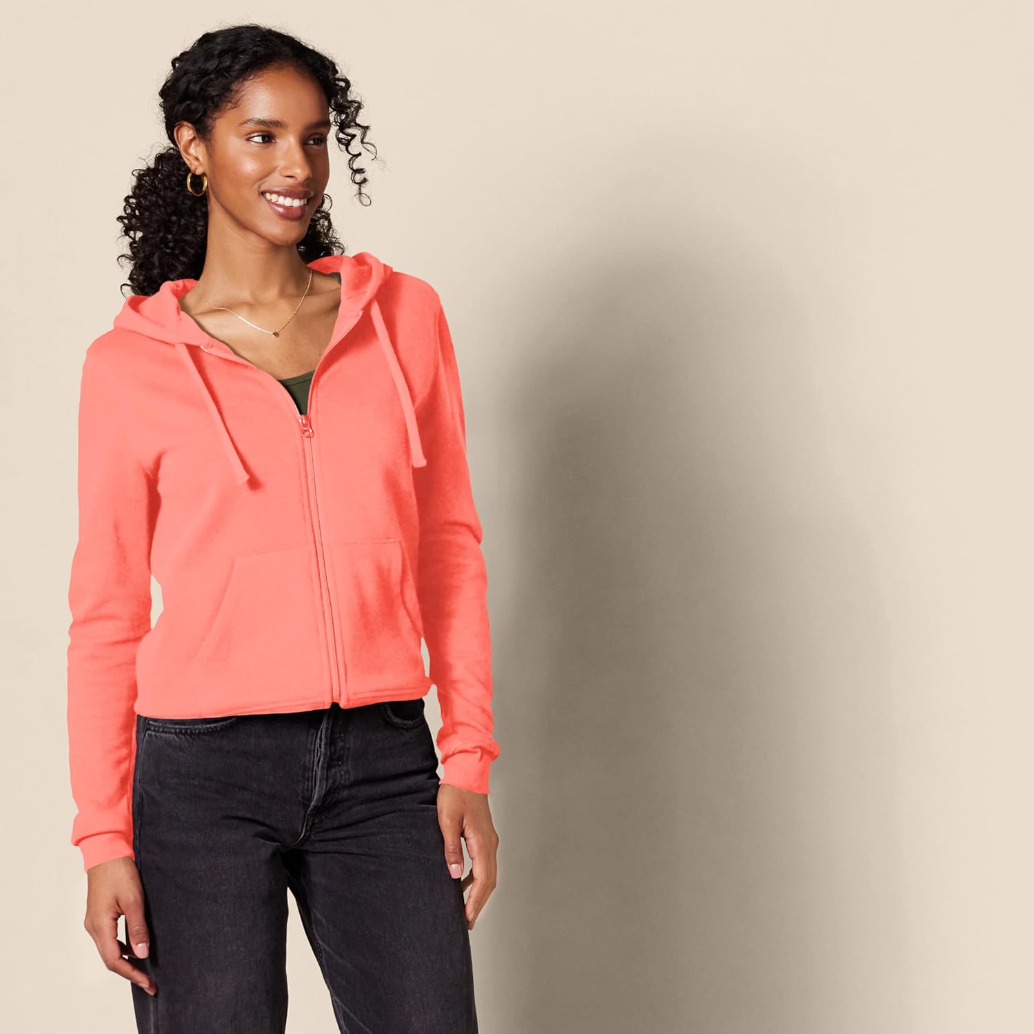 Women's Fleece Full-Zip Hoodie (Available in Plus Size)