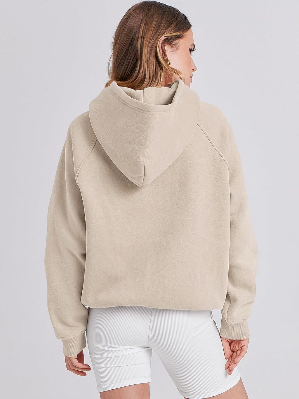 Women Hoodies Oversized Fleece Long Sleeve Comfy Casual Basic Pullover Sweatshirts 2025 Fall Outfits Y2K Clothes