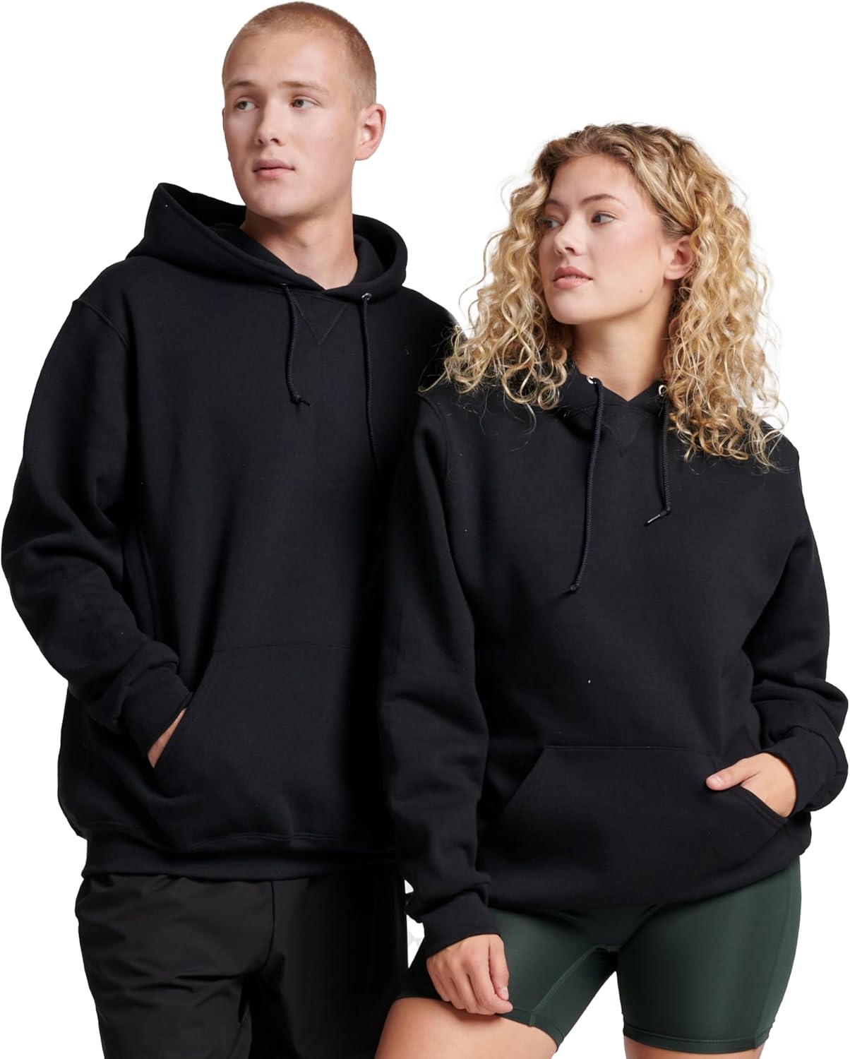 mens Dri-power Fleece Hoodies, Moisture Wicking, Cotton Blend, Relaxed Fit, Sizes S-4x
