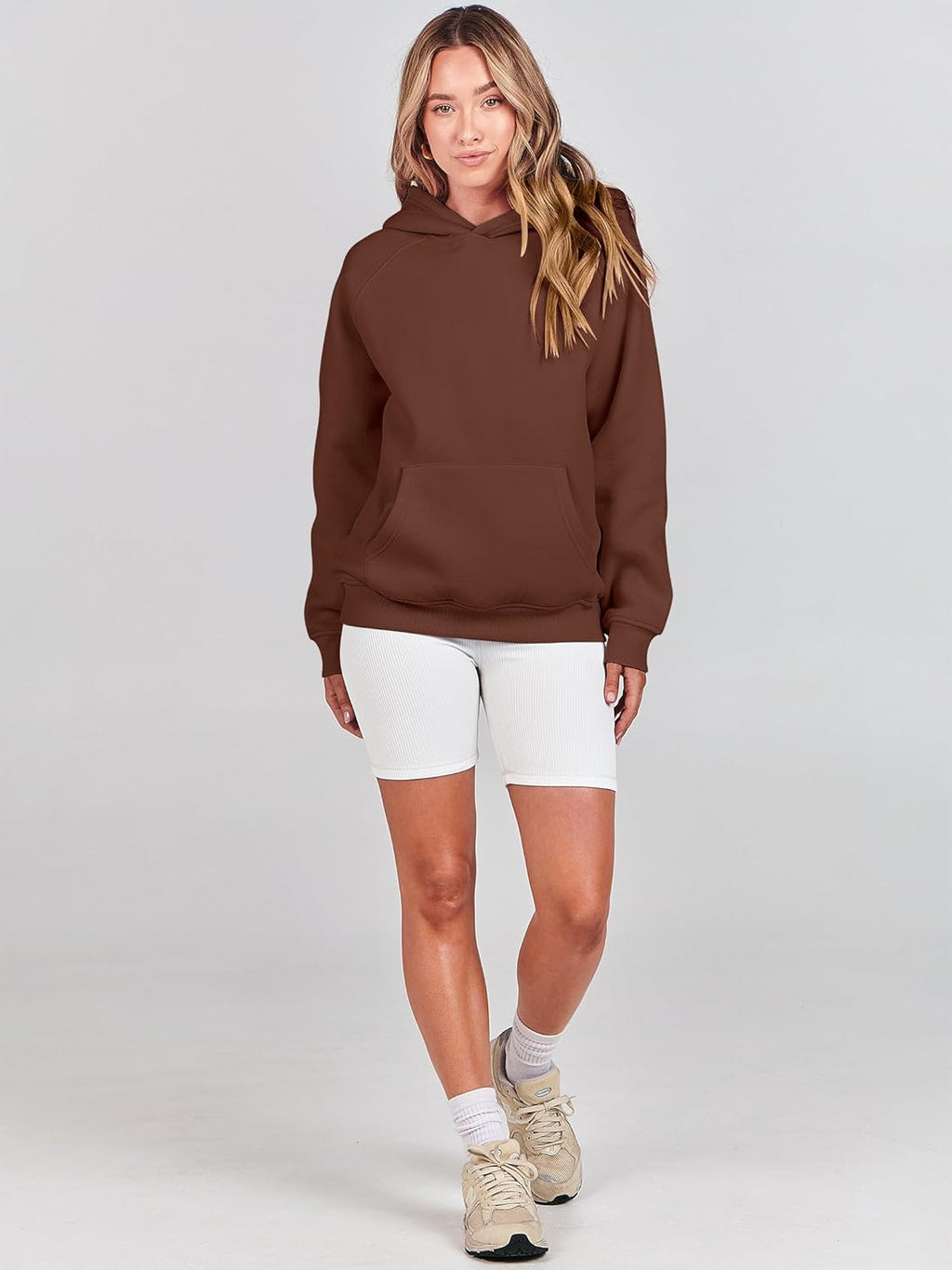 Women Hoodies Oversized Fleece Long Sleeve Comfy Casual Basic Pullover Sweatshirts 2025 Fall Outfits Y2K Clothes