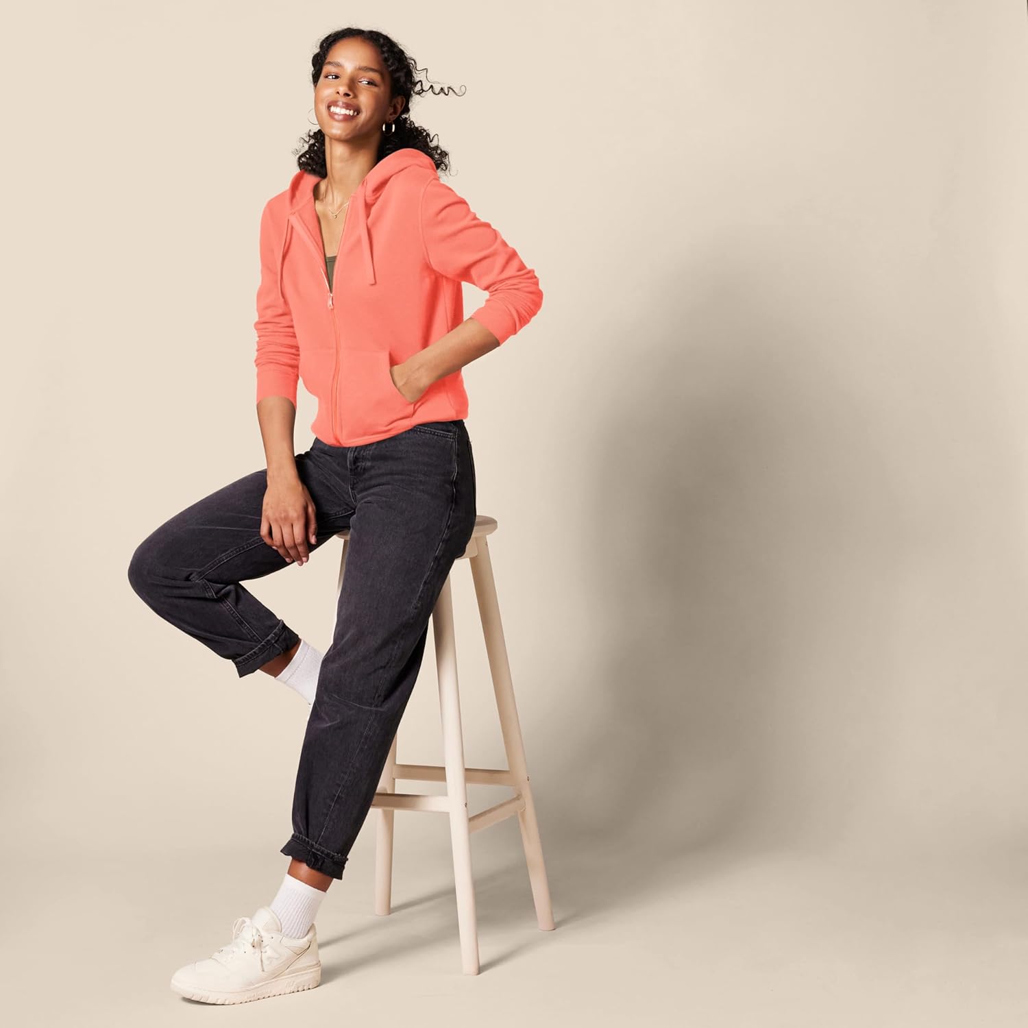 Women's Fleece Full-Zip Hoodie (Available in Plus Size)