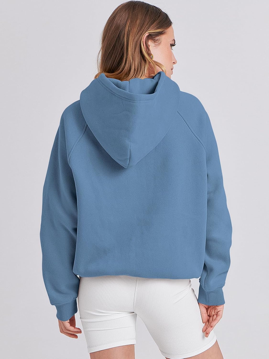 Women Hoodies Oversized Fleece Long Sleeve Comfy Casual Basic Pullover Sweatshirts 2025 Fall Outfits Y2K Clothes