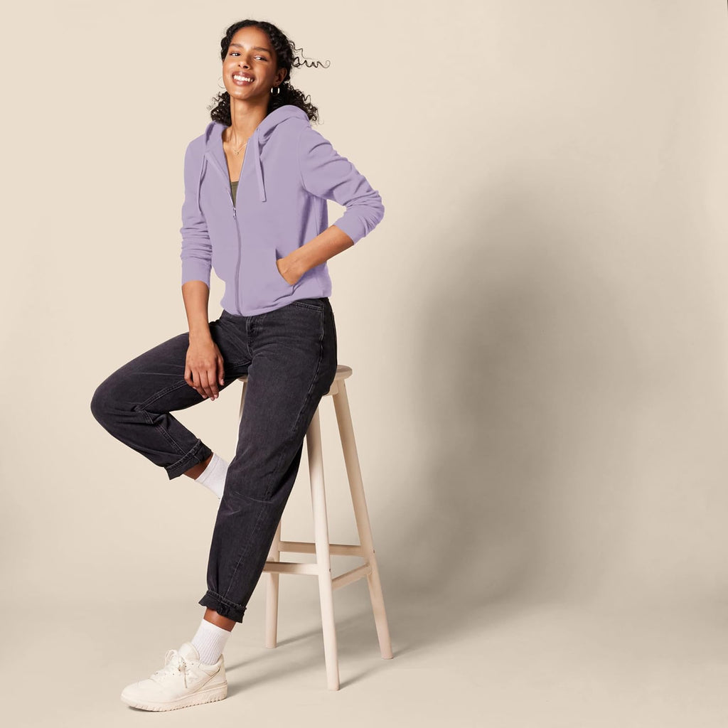 Women's Fleece Full-Zip Hoodie (Available in Plus Size)