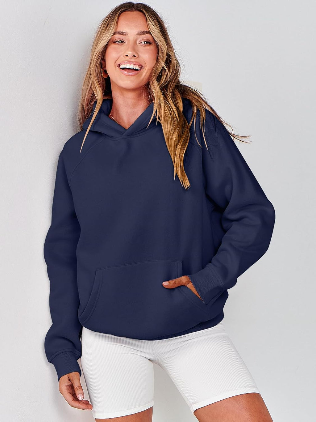 Women Hoodies Oversized Fleece Long Sleeve Comfy Casual Basic Pullover Sweatshirts 2025 Fall Outfits Y2K Clothes