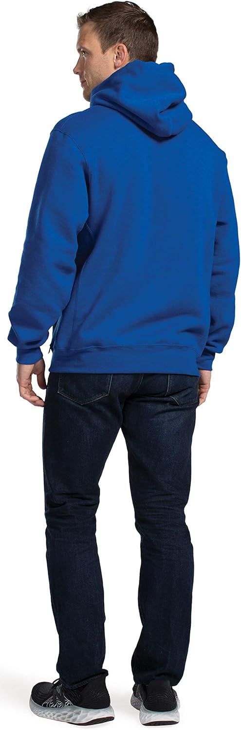 mens Dri-power Fleece Hoodies, Moisture Wicking, Cotton Blend, Relaxed Fit, Sizes S-4x