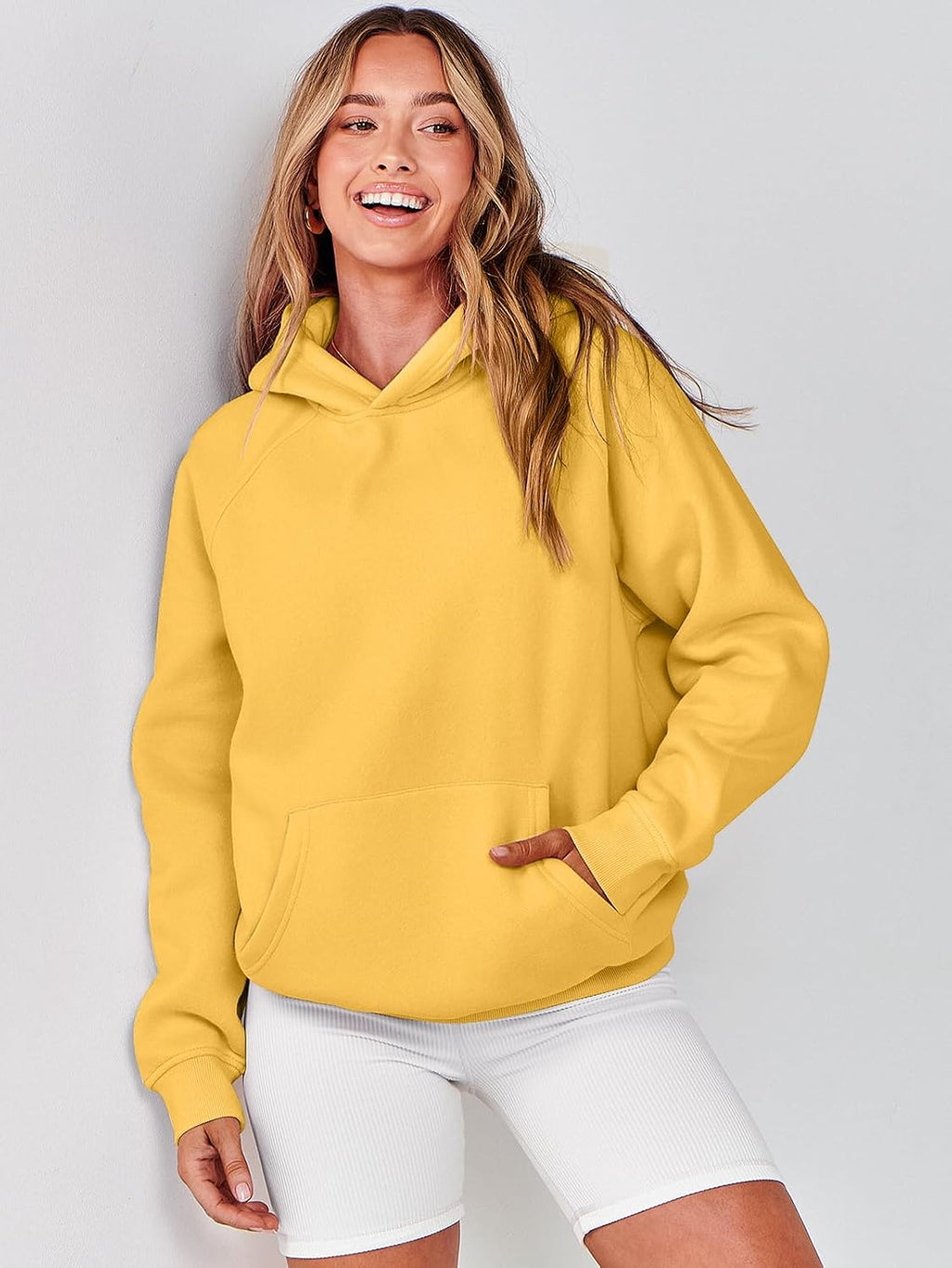 Women Hoodies Oversized Fleece Long Sleeve Comfy Casual Basic Pullover Sweatshirts 2025 Fall Outfits Y2K Clothes