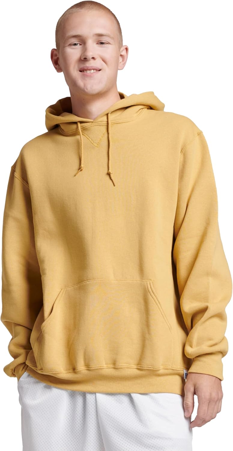 mens Dri-power Fleece Hoodies, Moisture Wicking, Cotton Blend, Relaxed Fit, Sizes S-4x