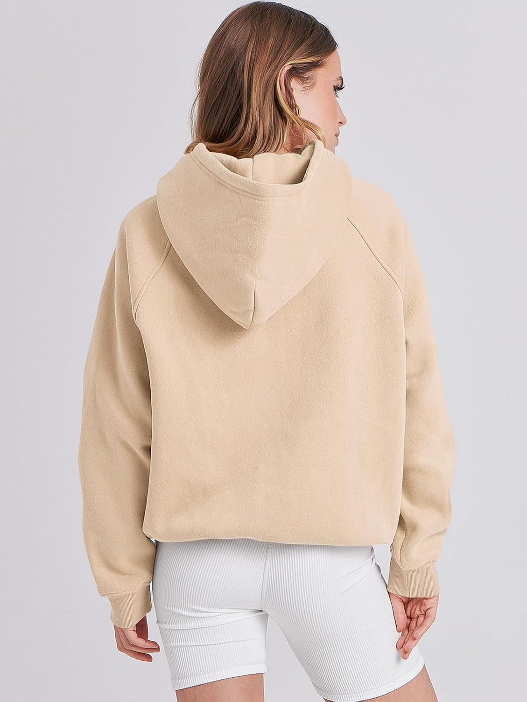 Women Hoodies Oversized Fleece Long Sleeve Comfy Casual Basic Pullover Sweatshirts 2025 Fall Outfits Y2K Clothes