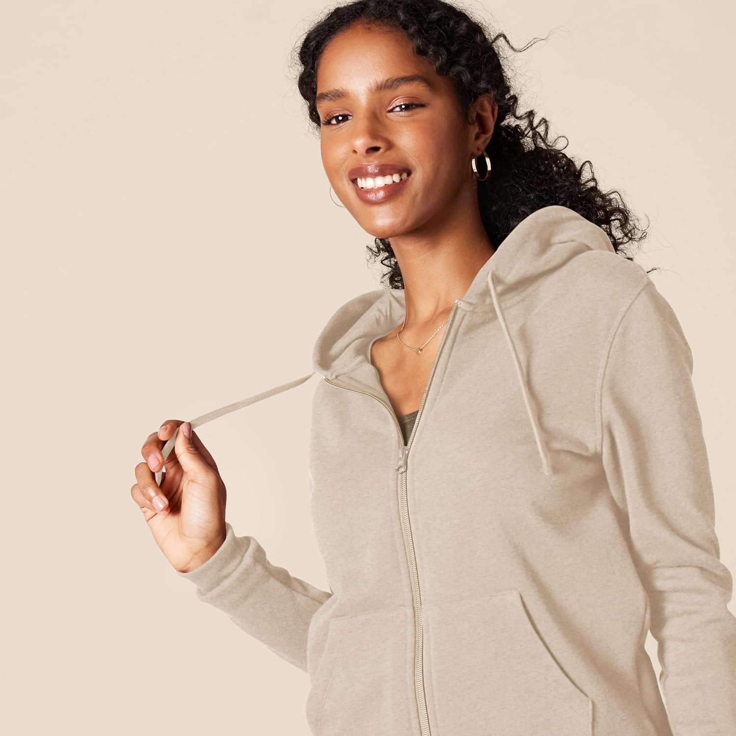 Women's Fleece Full-Zip Hoodie (Available in Plus Size)