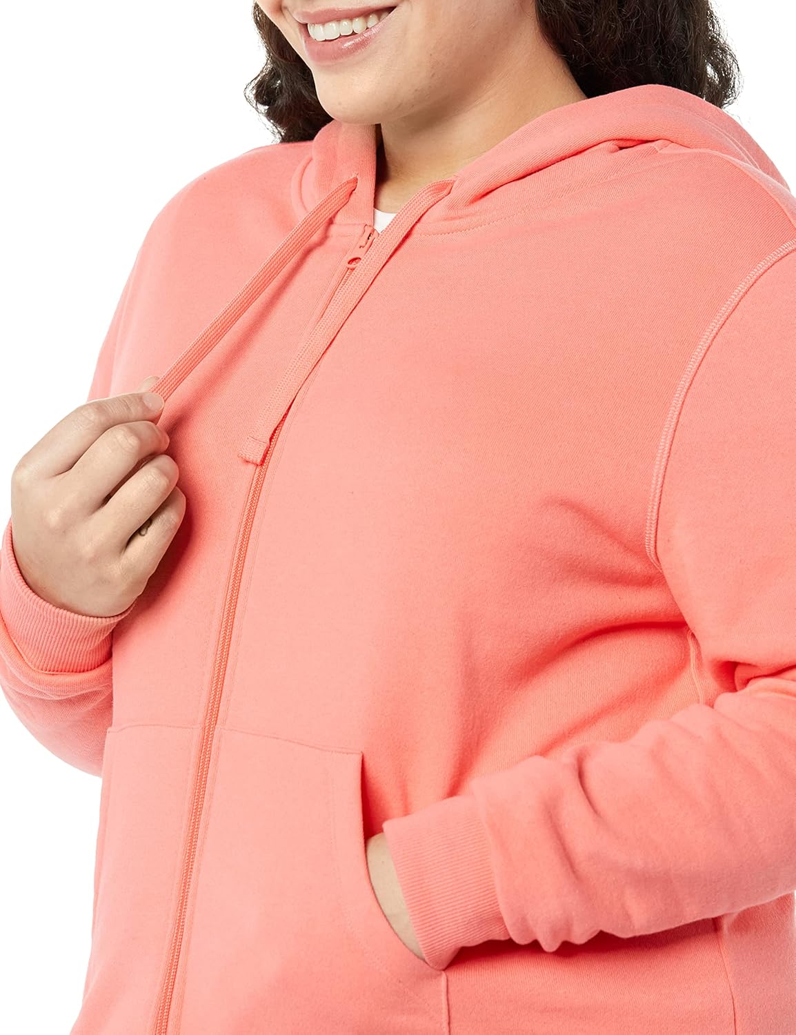 Women's Fleece Full-Zip Hoodie (Available in Plus Size)