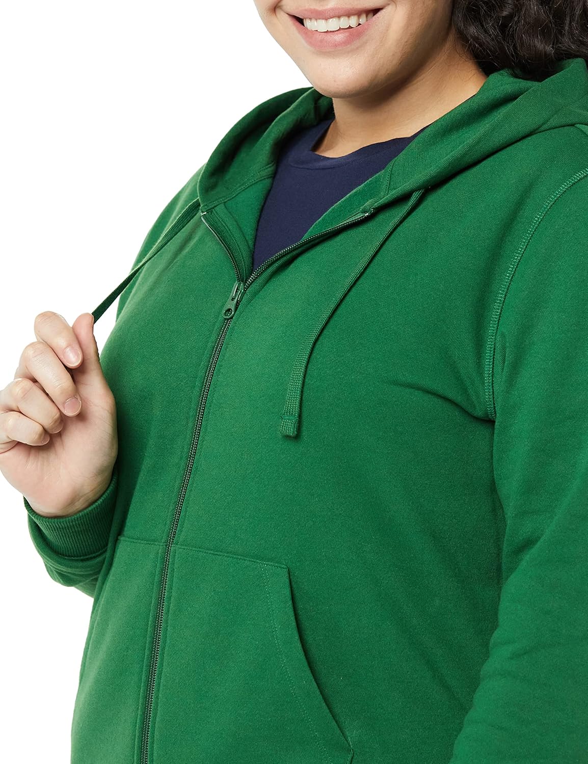 Women's Fleece Full-Zip Hoodie (Available in Plus Size)