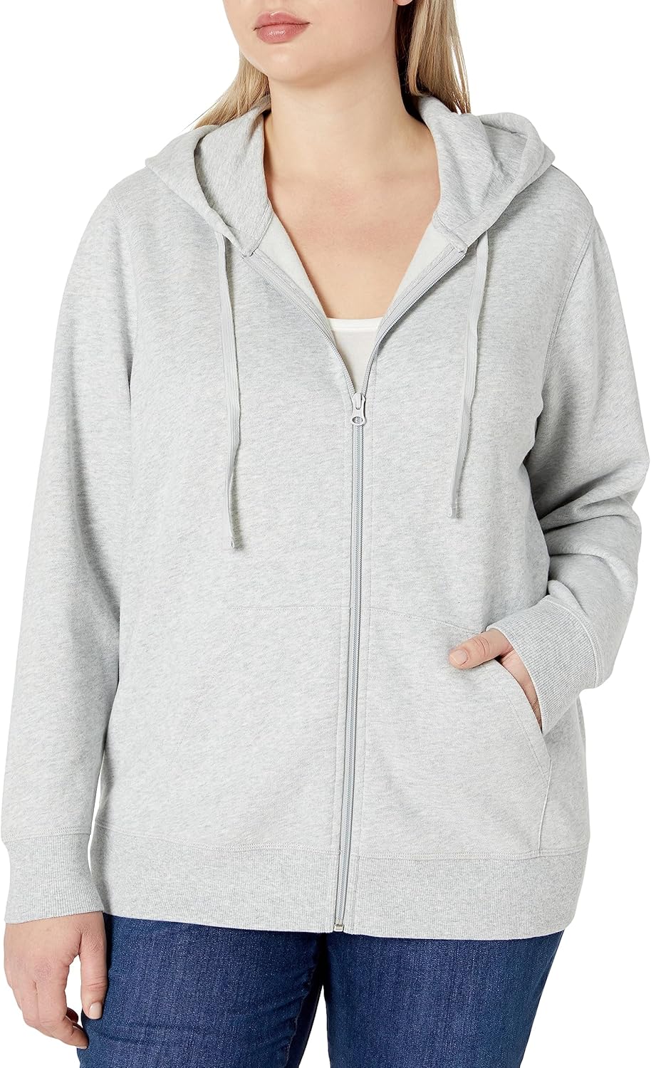 Women's Fleece Full-Zip Hoodie (Available in Plus Size)